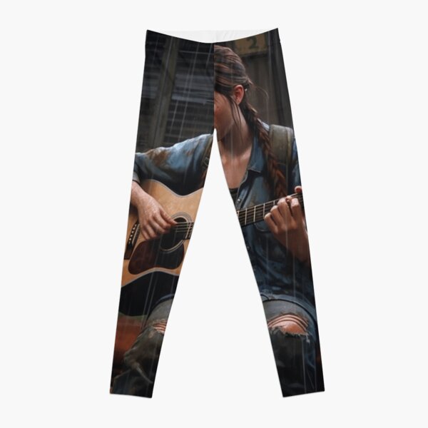 The last of us ellie Guitar Posters Leggings RB0208 product Offical the last of us Merch