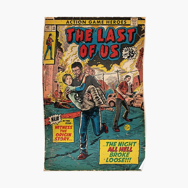 The Last of Us - Intro comic cover fan art Poster RB0208 product Offical the last of us Merch
