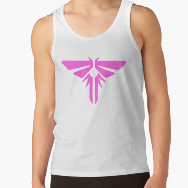TLOU The Last Of Us fireflies logo (pink) Tank Top RB0208 product Offical the last of us Merch