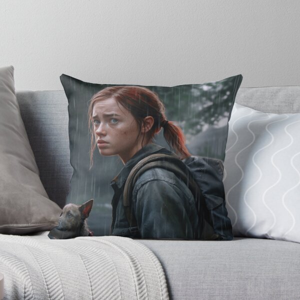 Ellie The Last of Us 2 Poster Throw Pillow RB0208 product Offical the last of us Merch