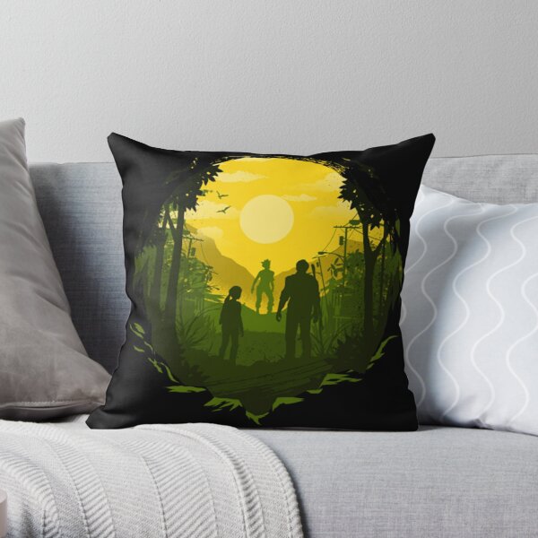 Ellie and Joel - Last of Us Throw Pillow RB0208 product Offical the last of us Merch