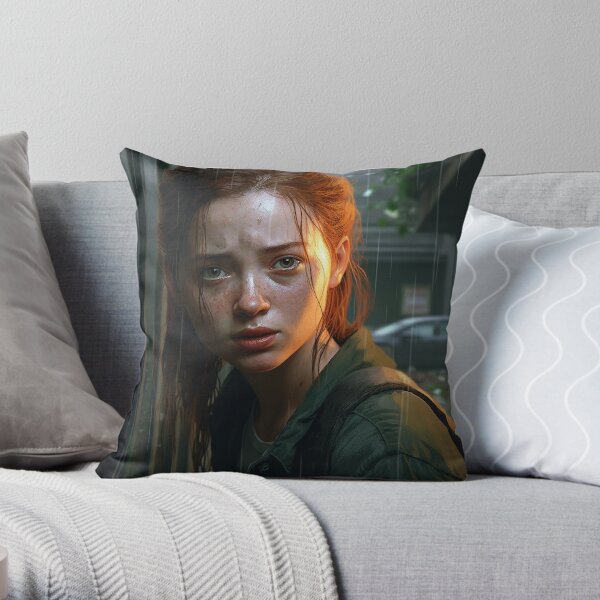 Ellie Williams - the last of us Throw Pillow RB0208 product Offical the last of us Merch