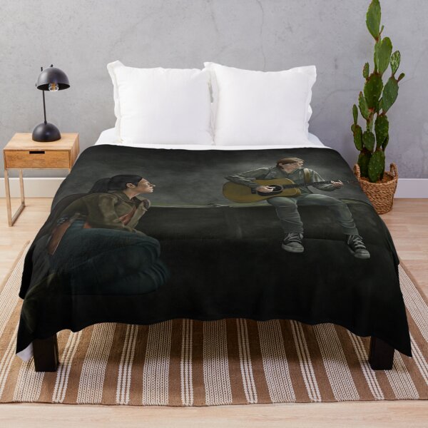 The Last of Us Ellie and Dina Throw Blanket RB0208 product Offical the last of us Merch
