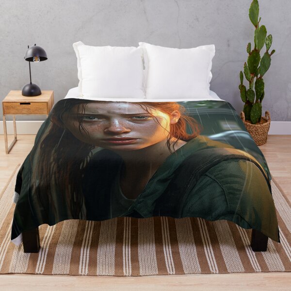 Ellie Williams - the last of us Throw Blanket RB0208 product Offical the last of us Merch